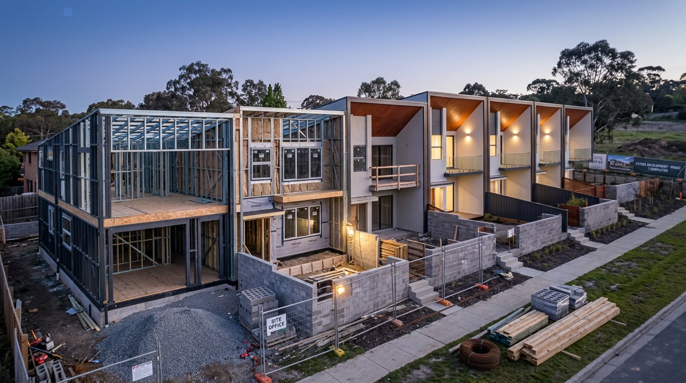 Six townhouses, Moorooka